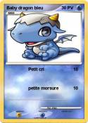 Baby dragon bleu Baby dragon