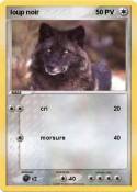 loup noir