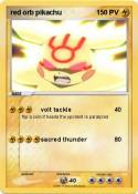 red orb pikachu