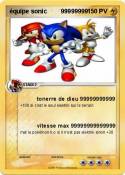 équipe sonic