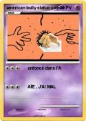 américan bully statue coincé américan bully