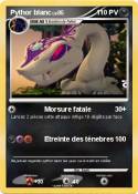 Pythor blanc