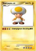 Toad jaune Toad jaune