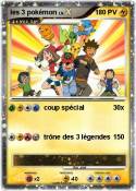 les 3 pokémon