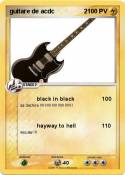 guitare de acdc 2 guitare de acdc