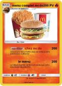 menu complet mcdo menu complet