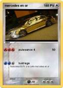 mercedes en or
