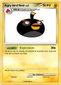 Agry bird Noir