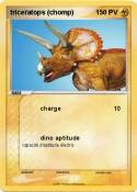 triceratops (chomp) triceratops