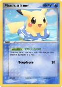 Pikachu à la mer Pikachu à la