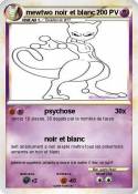 mewtwo noir et blanc mewtwo noir et