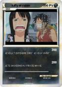luffy et robin luffy et robin