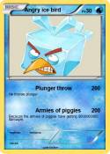 Angry ice bird