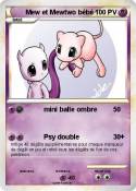 Mew et Mewtwo