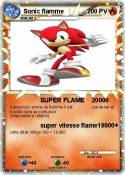 Sonic flamme