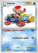 toad kart