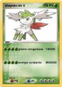shaymin niv X