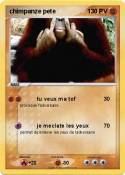 chimpanze pete chimpanze pete