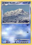 LE MONT BLANC