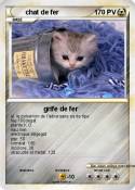 chat de fer