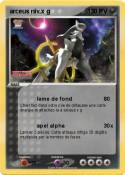 arceus niv.x g