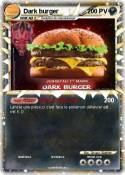 Dark burger