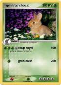 lapin trop chou