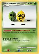 citron jaune et vert citron jaune et