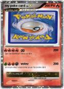 my poke card
