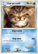 Chat qui sourit