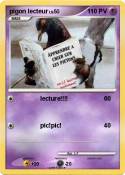 pigon lecteur