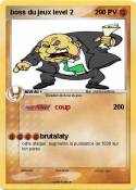 boss du jeux