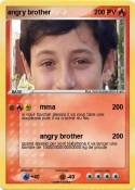 angry brother