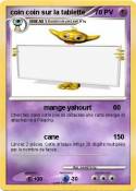 coin coin sur la tablette coin coin sur