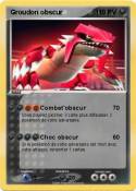 Groudon obscur Groudon obscur