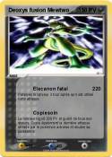 Deoxys fusion Mewtwo Deoxys fusion