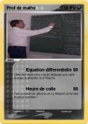 Prof de maths