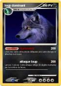 loup dominant