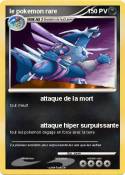 le pokemon rare