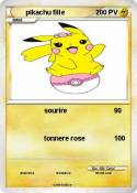 pikachu fille