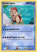 le chat nageur