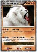 lion des neiges