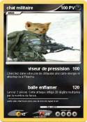 chat militaire