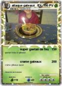 attaque gateaux