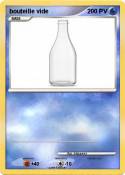 bouteille vide