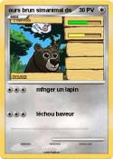 ours brun simanimal ds ours brun