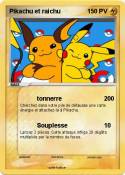 Pikachu et raichu Pikachu et