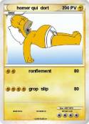 homer qui dort