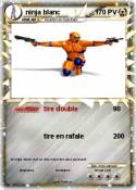 ninja blanc