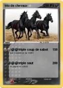trio de chevaux